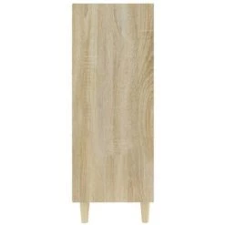 TRUE DEAL Buffet Chêne Sonoma 69,5x32,5x90 Cm Bois D'ingénierie -Buffet et enfilade Soldes 67307083 4
