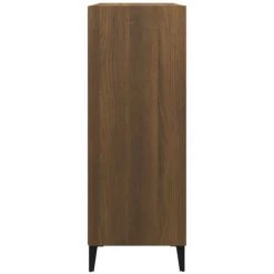 TRUE DEAL Buffet Chêne Marron 69,5x32,5x90 Cm Bois D'ingénierie -Buffet et enfilade Soldes 67307279 4
