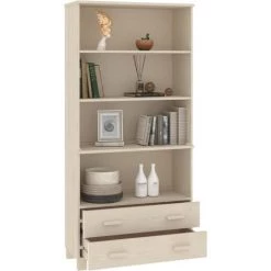 TRUE DEAL Buffet Bois Massif De Pin Marron Miel -Buffet et enfilade Soldes 67308081 3