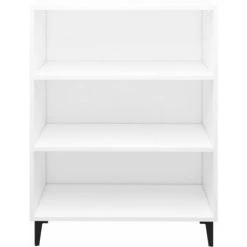 TRUE DEAL Buffet Blanc 69,5x32,5x90 Cm Bois D'ingénierie 7 TRUE DEAL Buffet Blanc 69,5x32,5x90 Cm Bois D'ingénierie -Buffet et enfilade Soldes 67309516 3