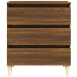 TRUE DEAL Buffet Chêne Marron 60x35x69 Cm Bois D'ingénierie 9 TRUE DEAL Buffet Chêne Marron 60x35x69 Cm Bois D'ingénierie -Buffet et enfilade Soldes 67309923 5