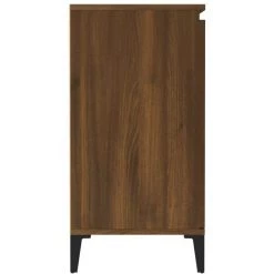 TRUE DEAL Buffet Chêne Marron 60x35x70 Cm Bois D'ingénierie 8 TRUE DEAL Buffet Chêne Marron 60x35x70 Cm Bois D'ingénierie -Buffet et enfilade Soldes 67309968 4
