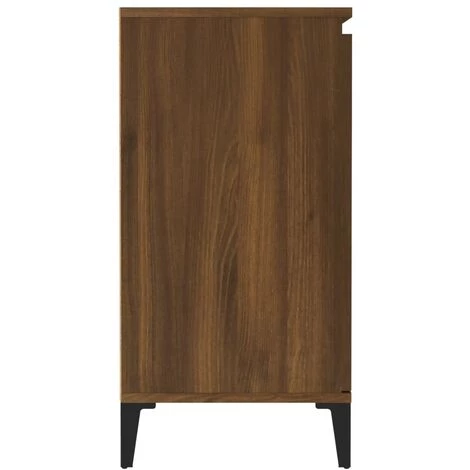 TRUE DEAL Buffet Chêne Marron 60x35x70 Cm Bois D'ingénierie 4 TRUE DEAL Buffet Chêne Marron 60x35x70 Cm Bois D'ingénierie – Image 4