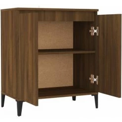 TRUE DEAL Buffet Chêne Marron 60x35x70 Cm Bois D'ingénierie 9 TRUE DEAL Buffet Chêne Marron 60x35x70 Cm Bois D'ingénierie -Buffet et enfilade Soldes 67309968 5