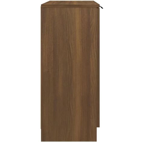 TRUE DEAL Buffet Chêne Marron 60x30x70 Cm Bois D'ingénierie 4 TRUE DEAL Buffet Chêne Marron 60x30x70 Cm Bois D'ingénierie – Image 4
