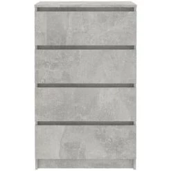 DOC&ET² Buffet Gris Béton 60x35x98.5 Cm Bois D'ingénierie - Gris 8 DOC&ET² Buffet Gris Béton 60x35x98.5 Cm Bois D'ingénierie - Gris -Buffet et enfilade Soldes 67322565 4