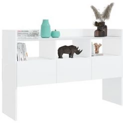 DOC&ET² Buffet Blanc 105x30x70 Cm Aggloméré - Blanc -Buffet et enfilade Soldes 67323217 4