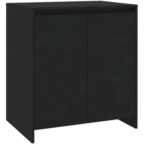 DOC&ET² Buffet Noir 70x40x73.5 Cm Aggloméré - Noir 1 DOC&ET² Buffet Noir 70x40x73.5 Cm Aggloméré - Noir