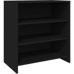 DOC&ET² Buffet Noir 70x40.5x75 Cm Aggloméré - Noir