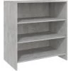 DOC&ET² Buffet Gris Béton 70x40.5x75 Cm Aggloméré - Gris