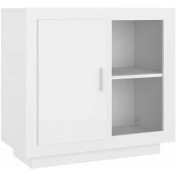 DOC&ET² Buffet Blanc 80x40x75 Cm - Blanc