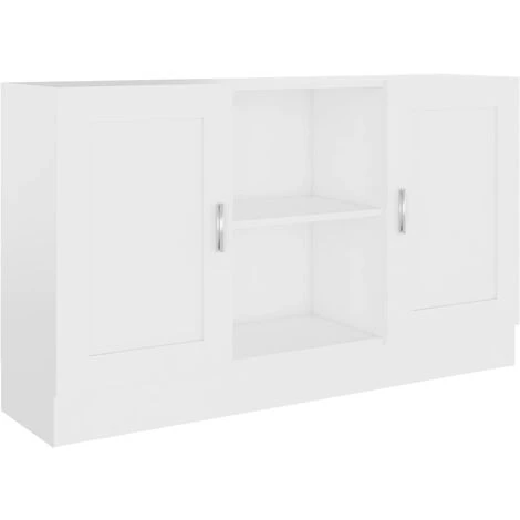 DOC&ET² Buffet Blanc 120x30.5x70 Cm Aggloméré - Blanc 1 DOC&ET² Buffet Blanc 120x30.5x70 Cm Aggloméré - Blanc