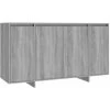 DOC&ET² Buffet Sonoma Gris 135x41x75 Cm Aggloméré - Gris