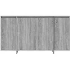 DOC&ET² Buffet Sonoma Gris 135x41x75 Cm Aggloméré - Gris 9 DOC&ET² Buffet Sonoma Gris 135x41x75 Cm Aggloméré - Gris -Buffet et enfilade Soldes 67324426 5