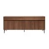 MILIBOO Buffet Design Placage Noyer L180 Cm BLISS - Noyer