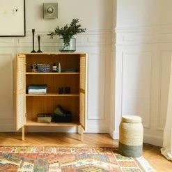 ARNE LYKKE Buffet En Frêne Et Cannage En Rotin 2 Portes Style Scandinave Bloom - Bois Clair 8 ARNE LYKKE Buffet En Frêne Et Cannage En Rotin 2 Portes Style Scandinave Bloom - Bois Clair -Buffet et enfilade Soldes 67620273 4