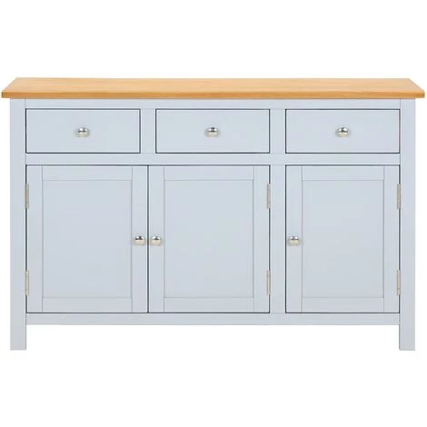 MAISONCHIC Buffet De Cuisine Contemporain - Buffet Bas Commode 110x33,5x70 Cm Bois De Chêne Massif 3 MAISONCHIC Buffet De Cuisine Contemporain - Buffet Bas Commode 110x33,5x70 Cm Bois De Chêne Massif – Image 3