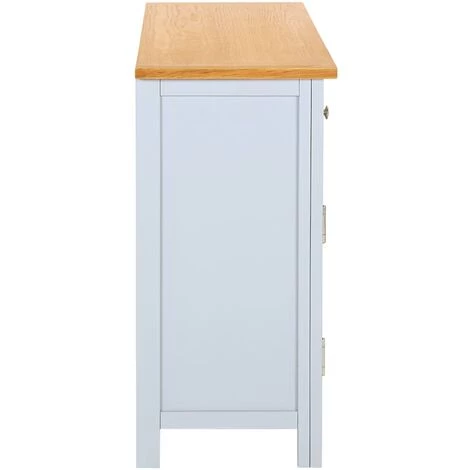 MAISONCHIC Buffet De Cuisine Contemporain - Buffet Bas Commode 110x33,5x70 Cm Bois De Chêne Massif 4 MAISONCHIC Buffet De Cuisine Contemporain - Buffet Bas Commode 110x33,5x70 Cm Bois De Chêne Massif – Image 4
