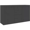 VIDAXL Buffet Gris 120x36x69 Cm Aggloméré - Gris