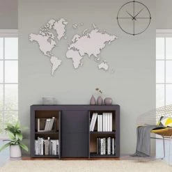 VIDAXL Buffet Gris 120x36x69 Cm Aggloméré - Gris 7 VIDAXL Buffet Gris 120x36x69 Cm Aggloméré - Gris -Buffet et enfilade Soldes 67701124 3