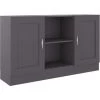 VIDAXL Buffet Gris 120x30,5x70 Cm Aggloméré - Gris