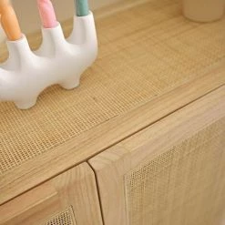 BOIS DESSUS BOIS DESSOUS Buffet En Bois De Mindy Et Cannage 190 - Naturel -Buffet et enfilade Soldes 67952770 5