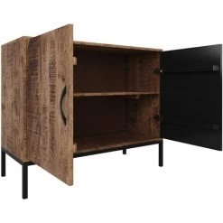 RENDEZ VOUS DéCO Petit Buffet Yamen Bois De Manguier Et Métal - Marron 7 RENDEZ VOUS DéCO Petit Buffet Yamen Bois De Manguier Et Métal - Marron -Buffet et enfilade Soldes 68132850 3