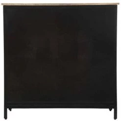 Buffet 2 Portes Métal Et Verre Tibo Atmosphera - Noir - Noir -Buffet et enfilade Soldes 68147467 4