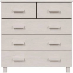 LangRay Meubles Buffet Blanc 79x40x80 Cm Bois Massif De Pin 7 LangRay Meubles Buffet Blanc 79x40x80 Cm Bois Massif De Pin -Buffet et enfilade Soldes 68150056 3