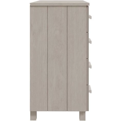 LangRay Meubles Buffet Blanc 79x40x80 Cm Bois Massif De Pin 4 LangRay Meubles Buffet Blanc 79x40x80 Cm Bois Massif De Pin – Image 4