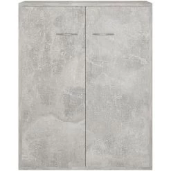 LangRay Meubles Buffet Gris Béton 60 X 30 X 75 Cm Aggloméré -Buffet et enfilade Soldes 68151395 5