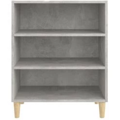 LangRay Meubles Buffet Gris Béton 57x35x70 Cm Aggloméré -Buffet et enfilade Soldes 68151523 4