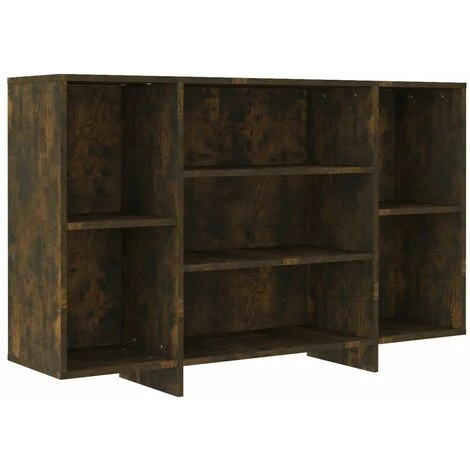 LangRay Meubles Buffet Chêne Fumé 120x30x75 Cm Aggloméré 2 LangRay Meubles Buffet Chêne Fumé 120x30x75 Cm Aggloméré – Image 2