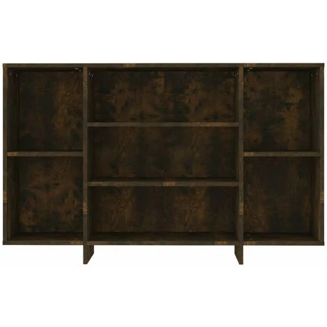 LangRay Meubles Buffet Chêne Fumé 120x30x75 Cm Aggloméré 5 LangRay Meubles Buffet Chêne Fumé 120x30x75 Cm Aggloméré – Image 5