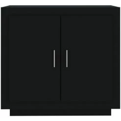 TRUE DEAL Buffet Noir 80x40x75 Cm Bois D'ingénierie 7 TRUE DEAL Buffet Noir 80x40x75 Cm Bois D'ingénierie -Buffet et enfilade Soldes 68253613 3
