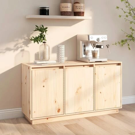 LangRay Meubles Buffet 111x34x60 Cm Bois Massif De Pin 1 LangRay Meubles Buffet 111x34x60 Cm Bois Massif De Pin
