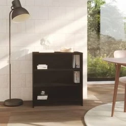 LangRay Meubles Buffet Noir 70x40,5x75 Cm Aggloméré -Buffet et enfilade Soldes 68278562 3