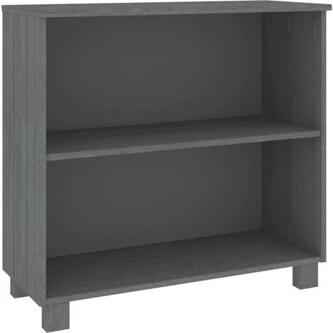 LangRay Meubles Buffet Gris Foncé 85x35x80 Cm Bois Massif De Pin 2 LangRay Meubles Buffet Gris Foncé 85x35x80 Cm Bois Massif De Pin – Image 2