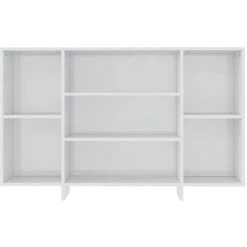 LangRay Meubles Buffet Blanc Brillant 120x30x75 Cm Aggloméré 9 LangRay Meubles Buffet Blanc Brillant 120x30x75 Cm Aggloméré -Buffet et enfilade Soldes 68280957 5