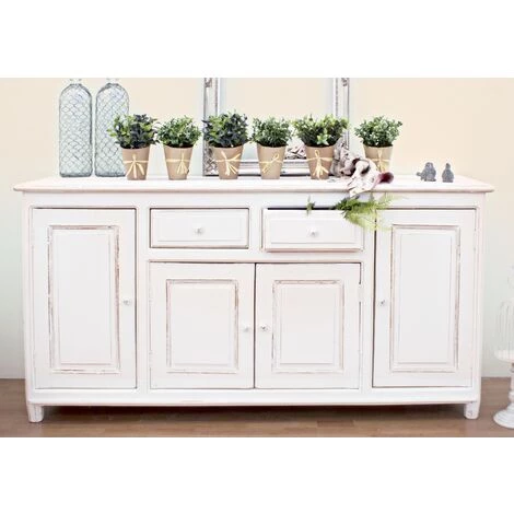 LES TENDANCES Buffet En Bois De Manguier 2 Tiroirs 4 Portes Paula L 180 Cm 2 LES TENDANCES Buffet En Bois De Manguier 2 Tiroirs 4 Portes Paula L 180 Cm – Image 2