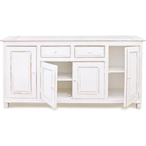 LES TENDANCES Buffet En Bois De Manguier 2 Tiroirs 4 Portes Paula L 180 Cm 3 LES TENDANCES Buffet En Bois De Manguier 2 Tiroirs 4 Portes Paula L 180 Cm – Image 3