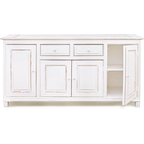 LES TENDANCES Buffet En Bois De Manguier 2 Tiroirs 4 Portes Paula L 180 Cm 4 LES TENDANCES Buffet En Bois De Manguier 2 Tiroirs 4 Portes Paula L 180 Cm – Image 4