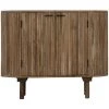 DRAWER Buffet Arrondi 2 Portes En Bois L100cm - Kélibia - Couleur - Bois