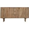 DRAWER Buffet Arrondi 2 Portes 3 Tiroirs En Bois L160cm - Kélibia - Couleur - Bois