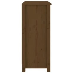 Buffet Marron Miel 70x35x80 Cm Bois Massif De Pin VidaXL - Brun -Buffet et enfilade Soldes 68612010 5