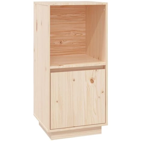 Buffet 38x35x80 Cm Bois De Pin Massif VidaXL - Brun 1 Buffet 38x35x80 Cm Bois De Pin Massif VidaXL - Brun