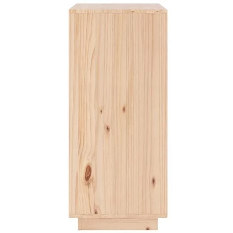 Buffet 38x35x80 Cm Bois De Pin Massif VidaXL - Brun 5 Buffet 38x35x80 Cm Bois De Pin Massif VidaXL - Brun – Image 5