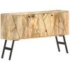 DOC&ET² Buffet 118x30x75 Cm Bois De Manguier Massif - Brun