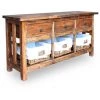 VidaXL Buffet Bois De Récupération Massif 100 X 30 X 50 Cm - Brun