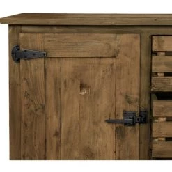 RENDEZ VOUS DéCO Buffet Ottawa En Bois 2 Portes 3 Tiroirs - Marron -Buffet et enfilade Soldes 7931343 5